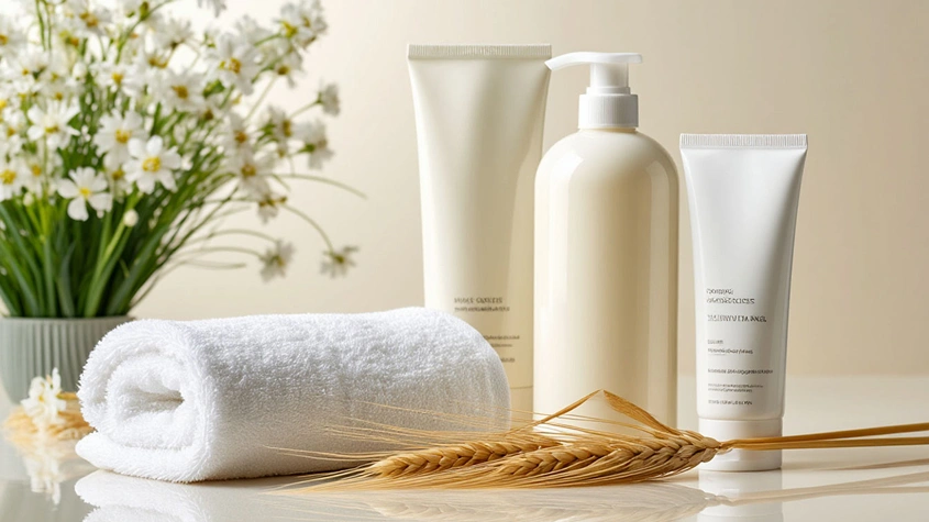 Эффект использования средств по уходу за кожей головы